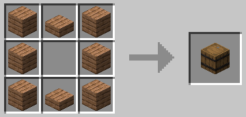 barrel crafting recipe